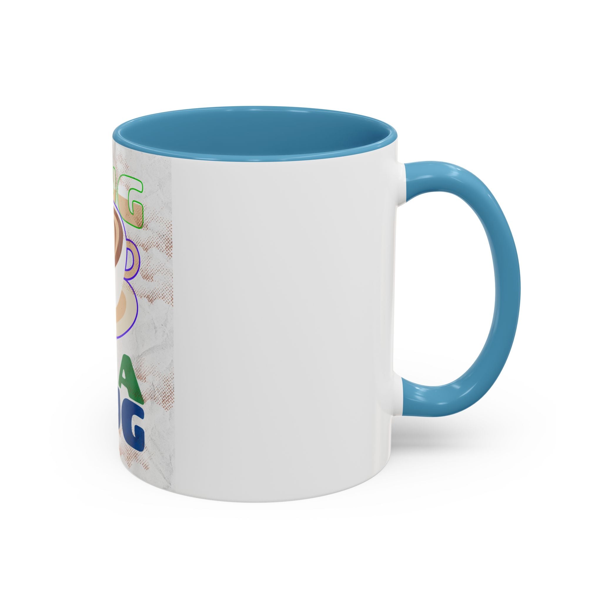 Hug In A Mug Accent Coffee Mug — Cute Latte Art Gift for Coffee Lovers