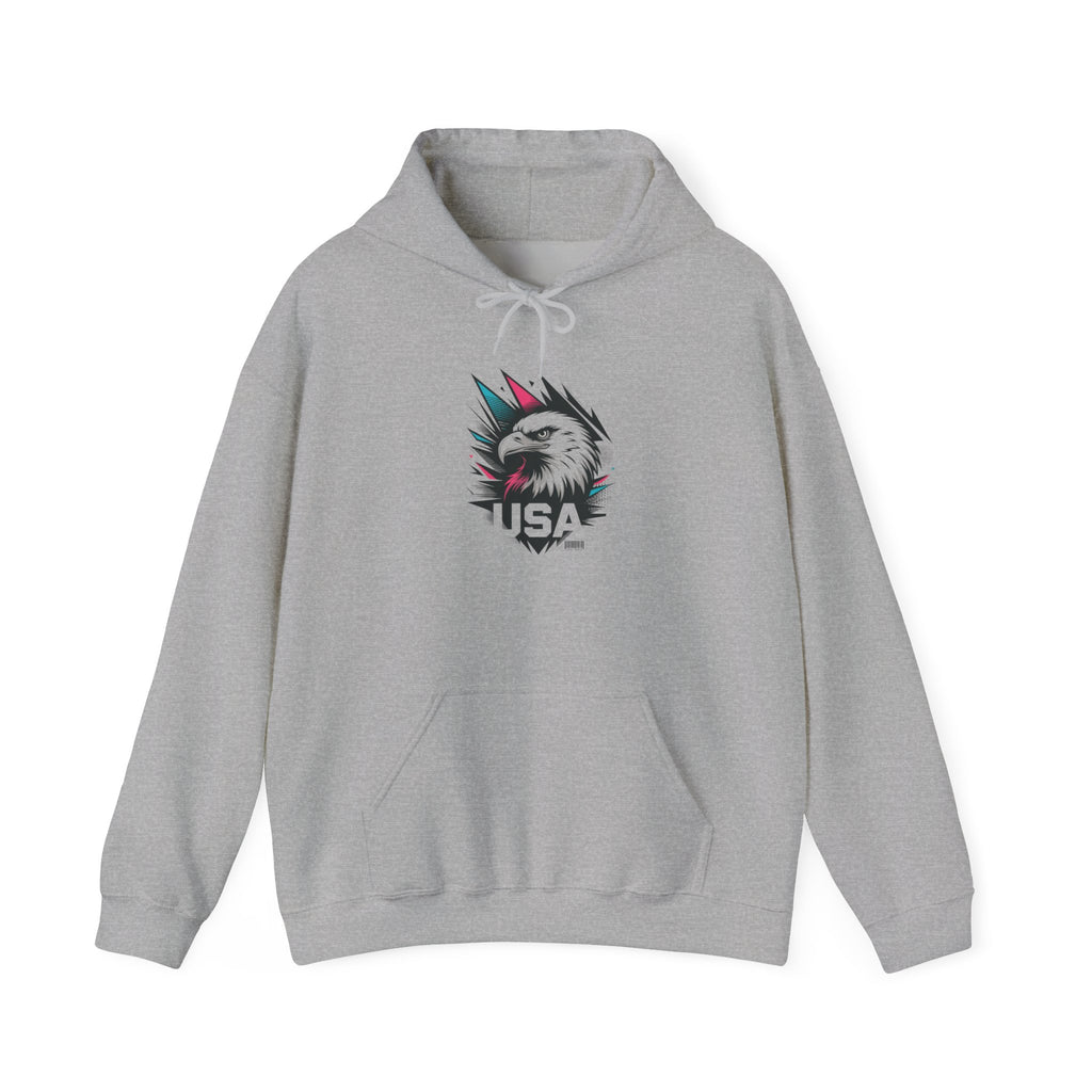 Patriotic Eagle Hoodie USA Street Graphic Hoodie