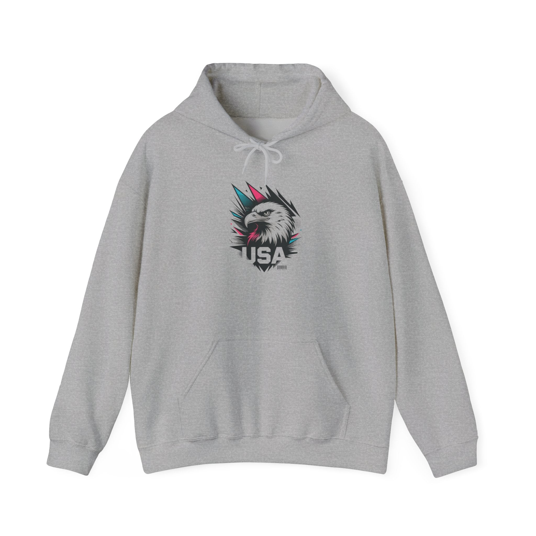 Patriotic Eagle Hoodie USA Street Graphic Hoodie