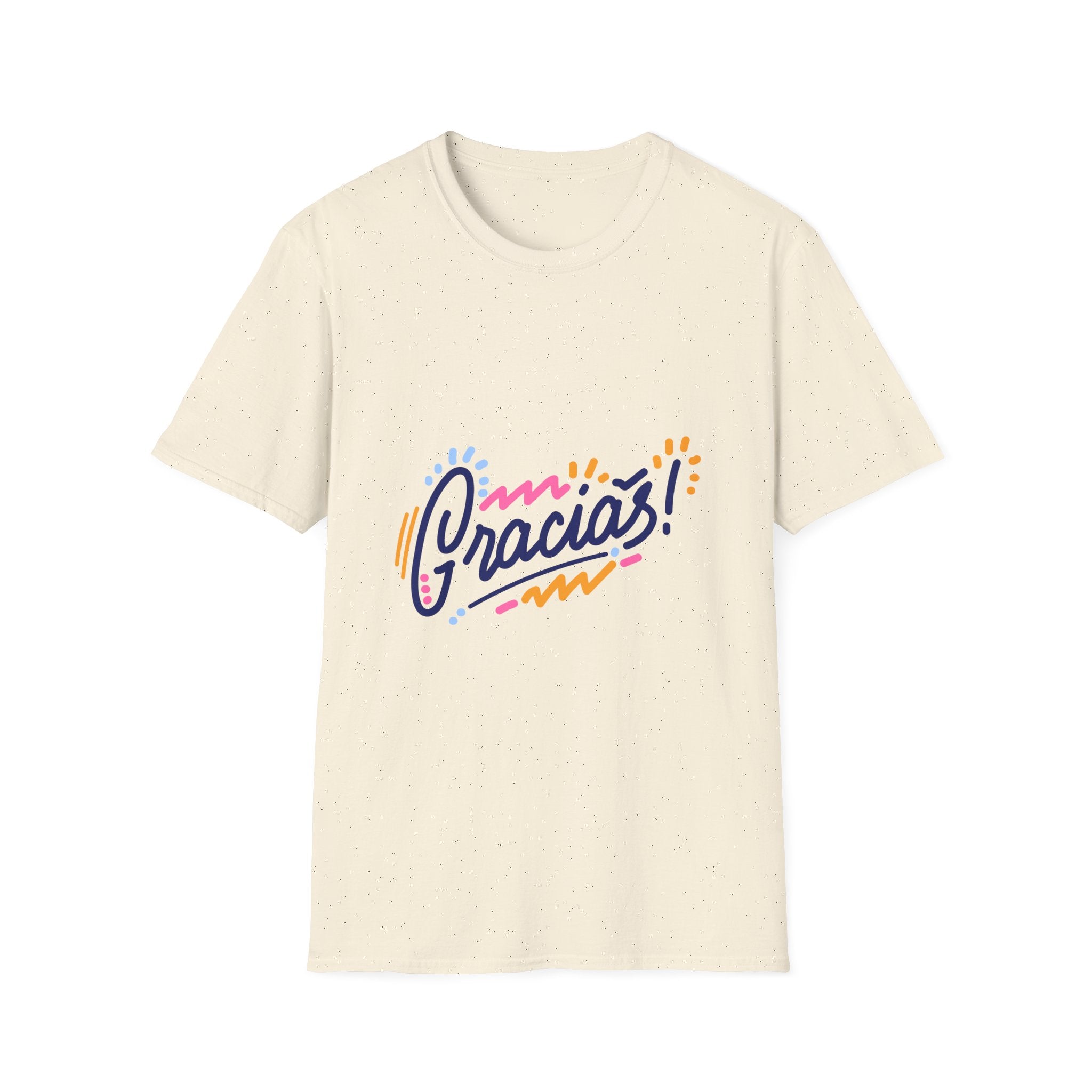 Gracias T-Shirt Colorful Handlettered Thank You Tee