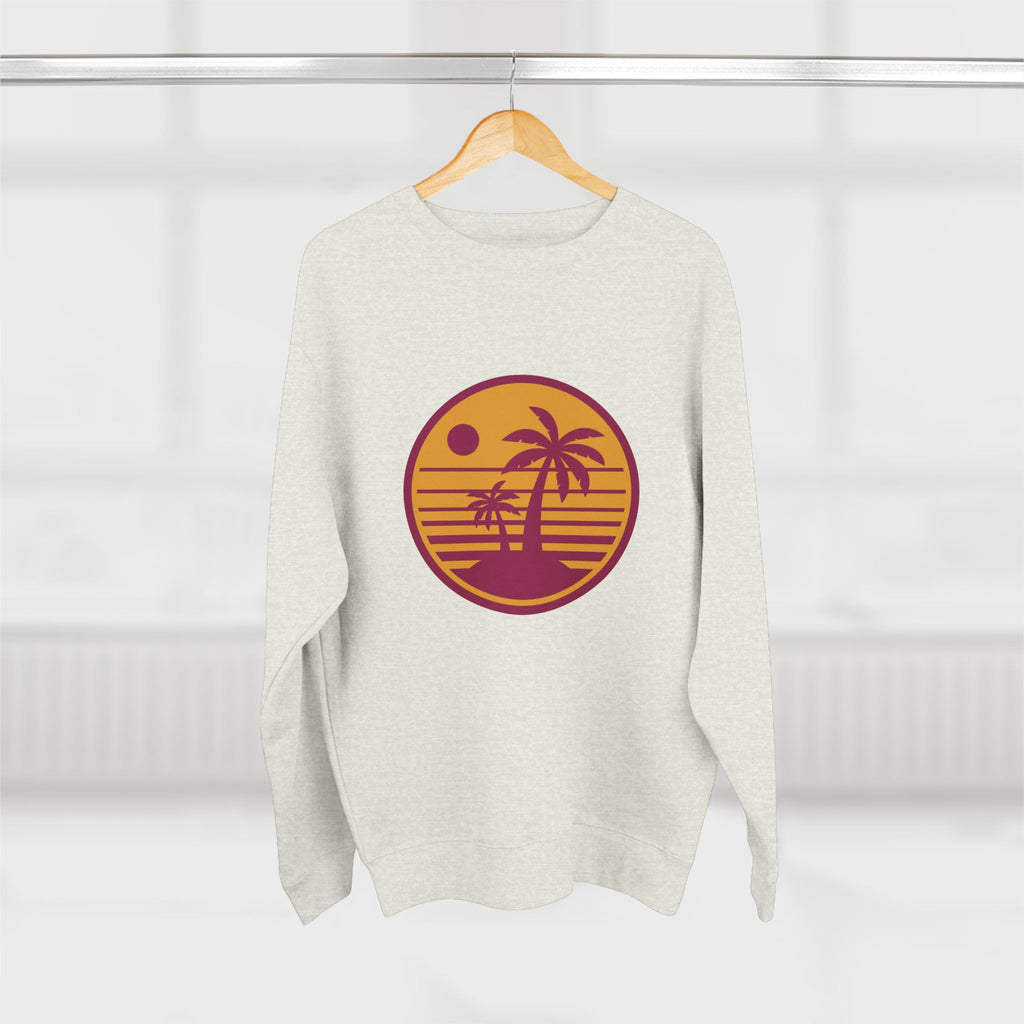 Retro Palm Sunset Crewneck Sweatshirt