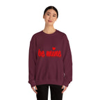 Valentine "Be Mine" Crewneck Sweatshirt Romantic Red Script Pullover