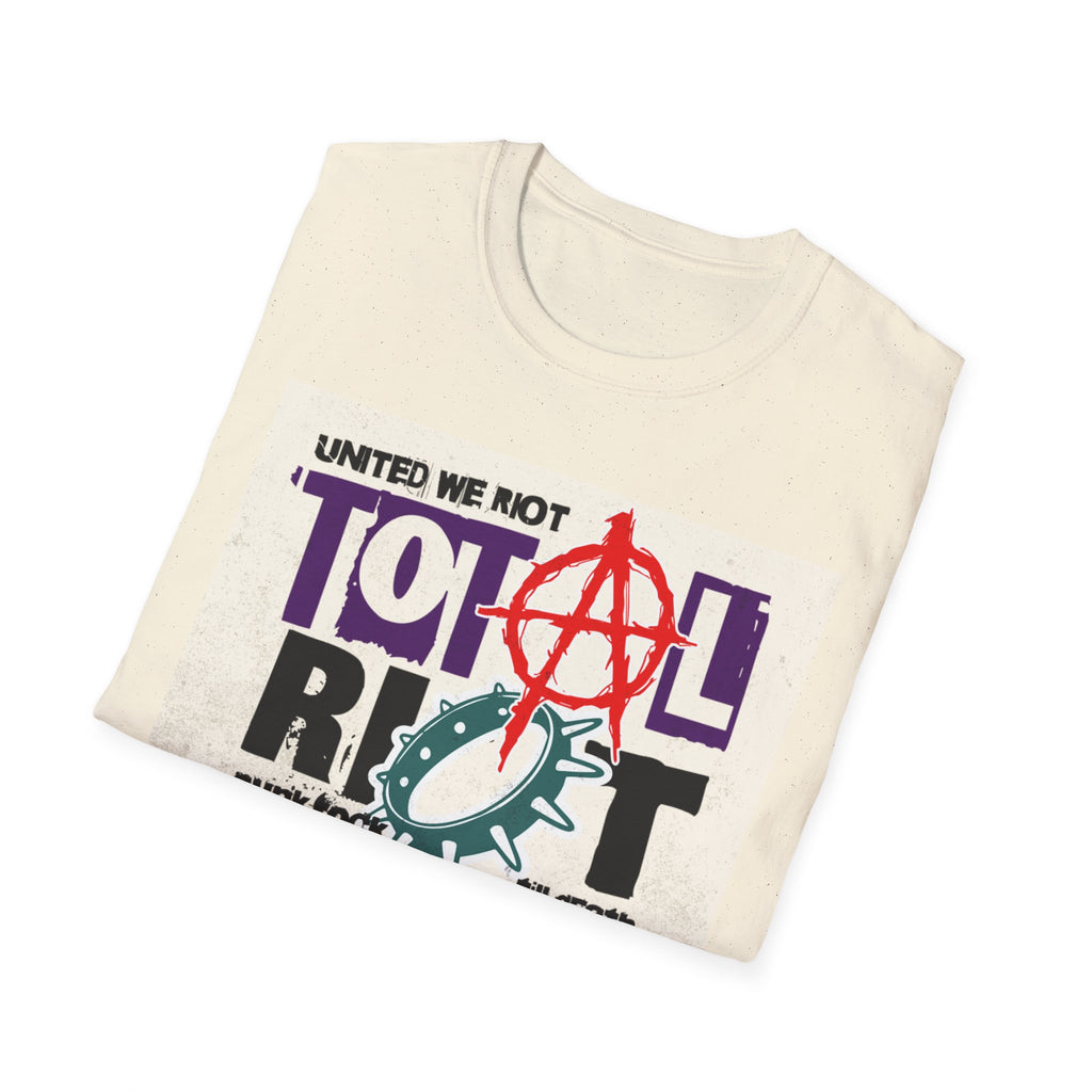 Total Riot Graphic T-Shirt — "United We Riot" Punk Anarchy Tee
