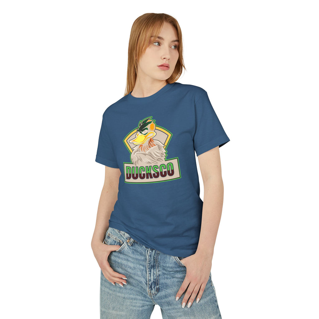 DuckSCO Retro Mascot T-Shirt — Vintage Duck Logo Tee