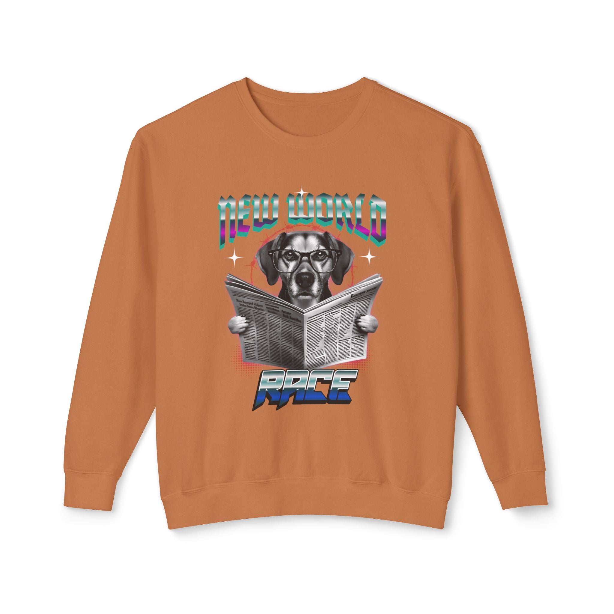 Pawdul Hot Design Lightweight Crewneck Sweatshirt — Cute Paw Print Graphic