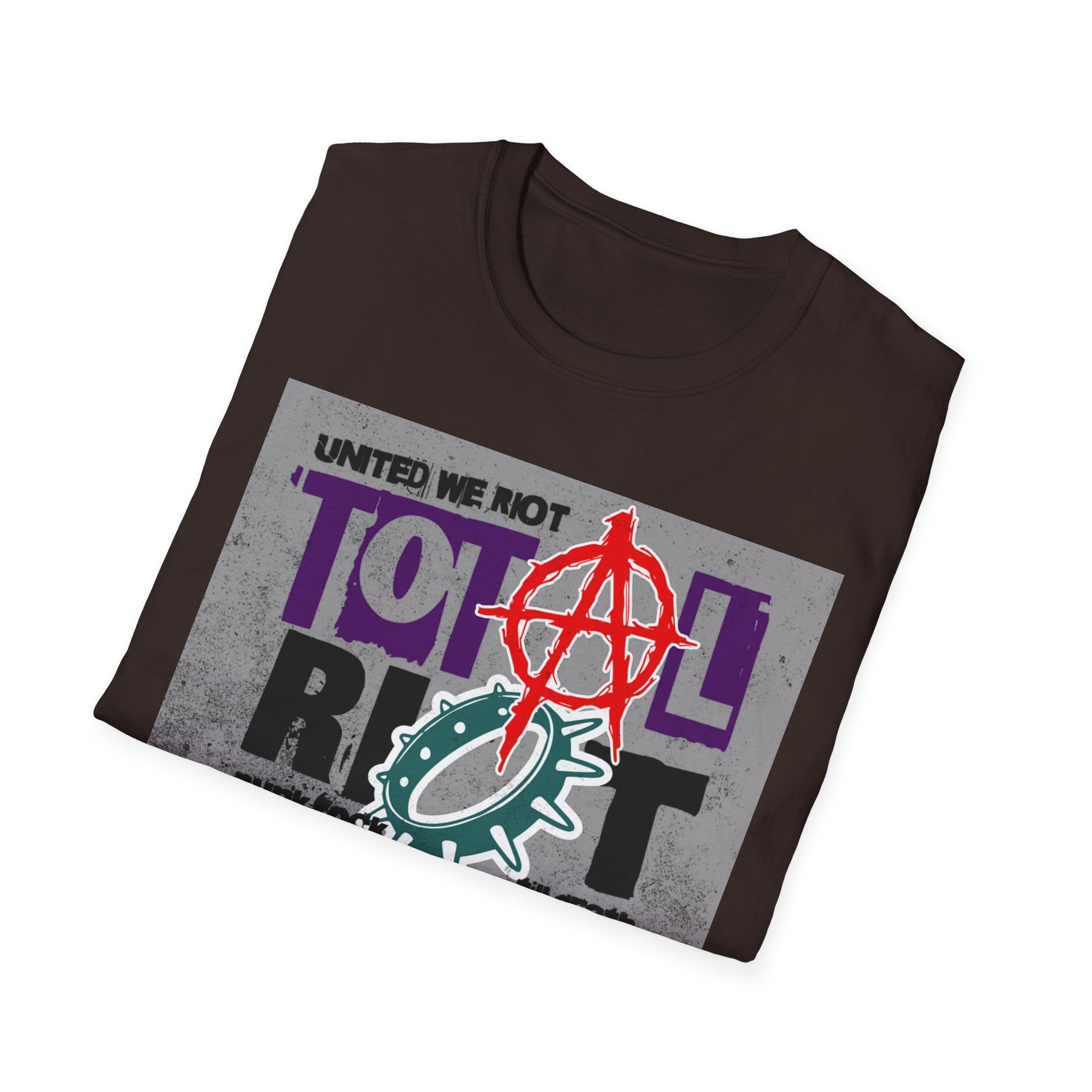 Total Riot Graphic T-Shirt — "United We Riot" Punk Anarchy Tee