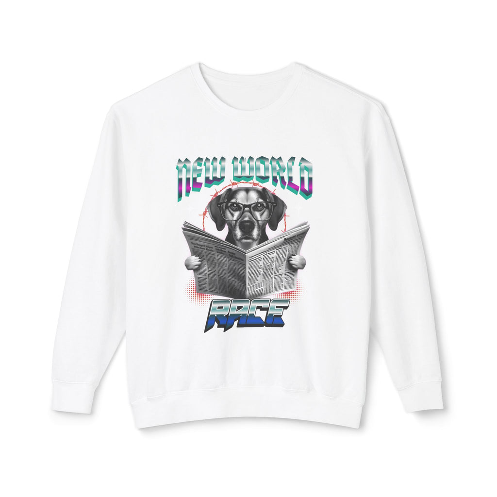 Pawdul Hot Design Lightweight Crewneck Sweatshirt — Cute Paw Print Graphic