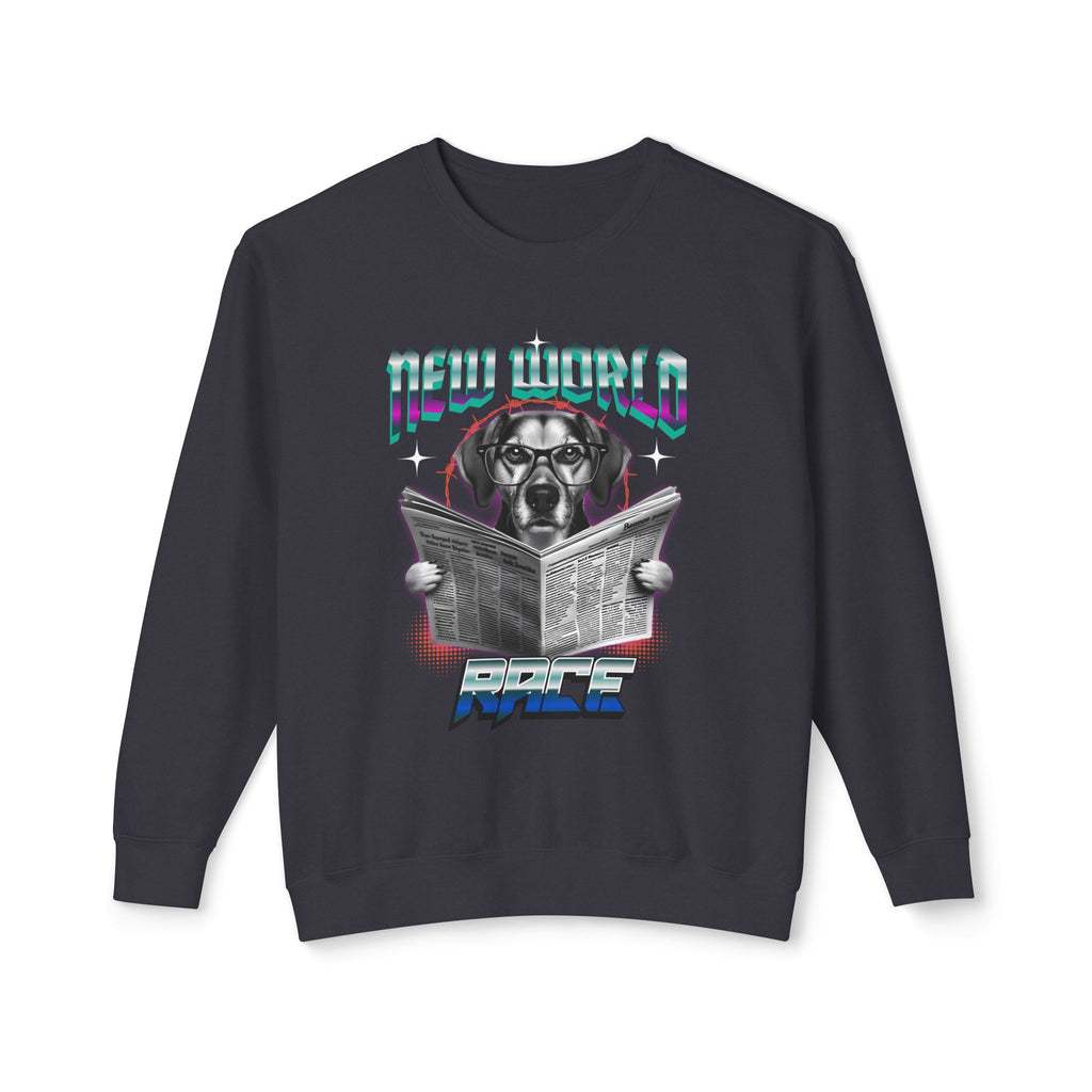 Pawdul Hot Design Leichtes Sweatshirt mit Rundhalsausschnitt – Niedliches Pfotenabdruck-Motiv 