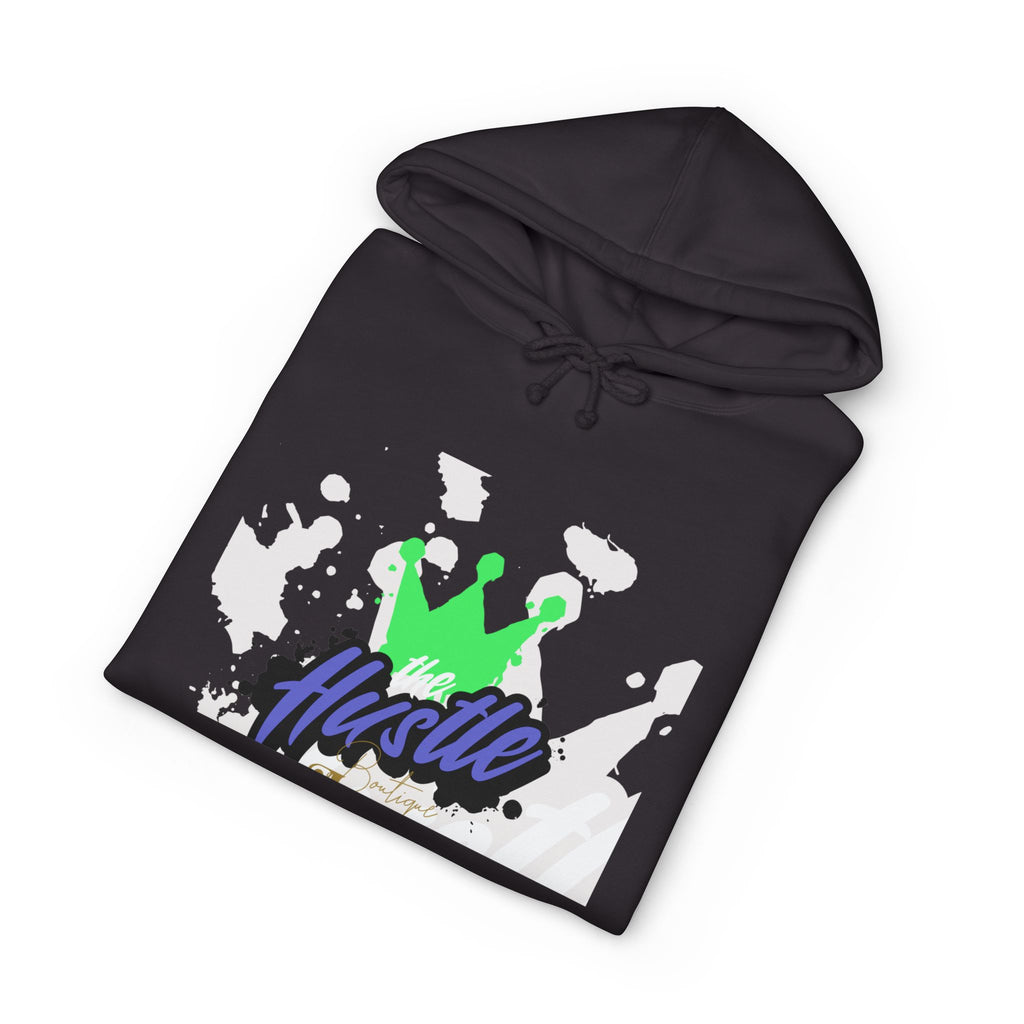 Hustle Crown Hoodie — Winged Cross Graphic Pullover