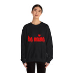 Valentine "Be Mine" Crewneck Sweatshirt Romantic Red Script Pullover