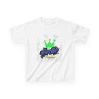 Kids Tee — 'Hustle Amour' Crown Graphic Shirt for Motivated Kids