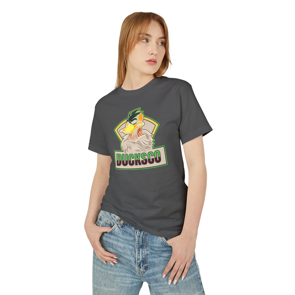 DuckSCO Retro Mascot T-Shirt — Vintage Duck Logo Tee