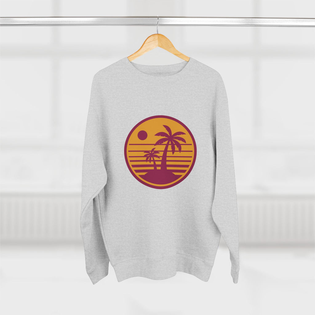 Retro Palm Sunset Crewneck Sweatshirt