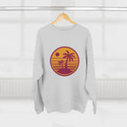 Retro Palm Sunset Crewneck Sweatshirt