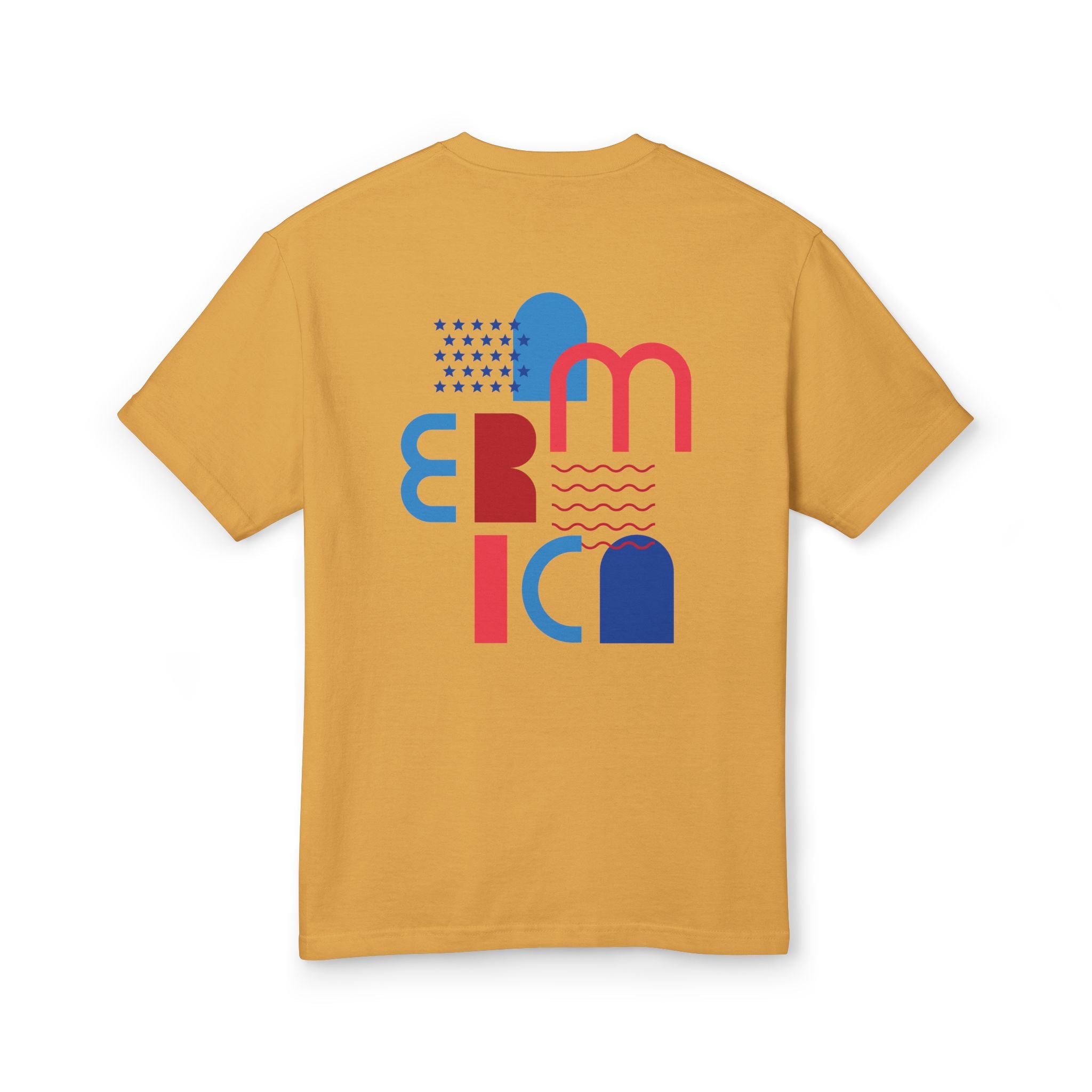 'Merica Peace Sign Tee Retro Patriotic America Graphic T-Shirt