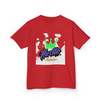 Kids Tee — 'Hustle Amour' Crown Graphic Shirt for Motivated Kids