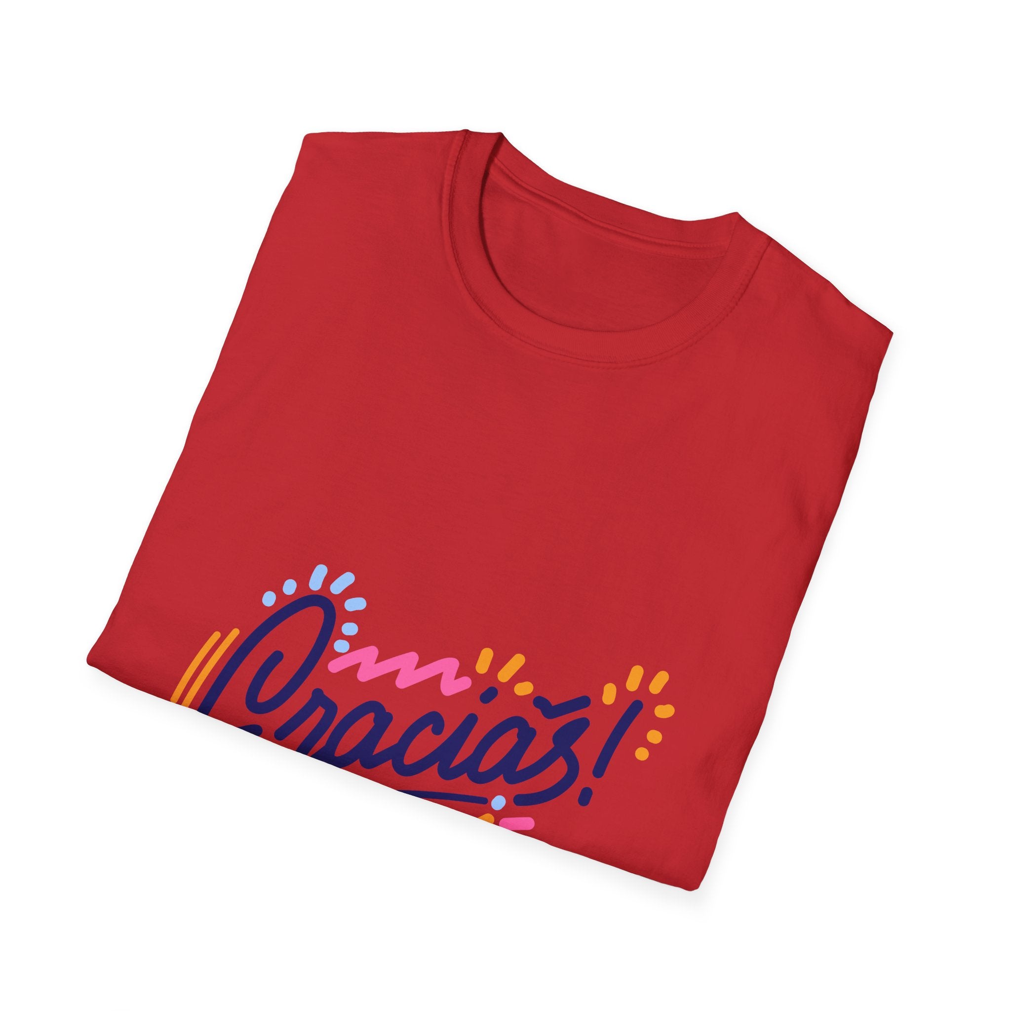 Gracias T-Shirt Colorful Handlettered Thank You Tee