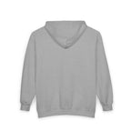 Zip Hoodie — 'Rain Drops' Blue Watercolor Graphic Full-Zip Sweatshirt