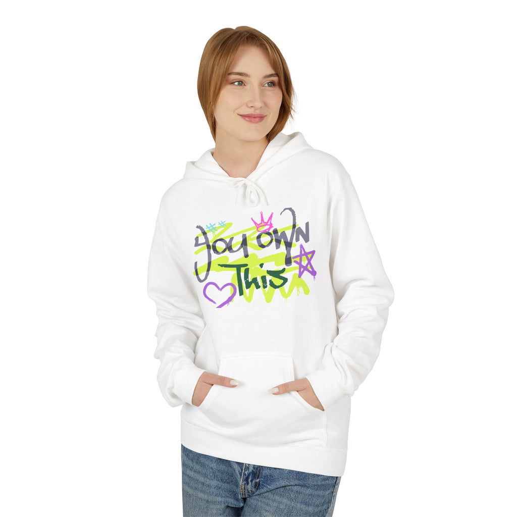 Hoodie — "You Down This" Graffiti Heart Star Streetwear Pullover