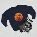 Retro Palm Sunset Crewneck Sweatshirt