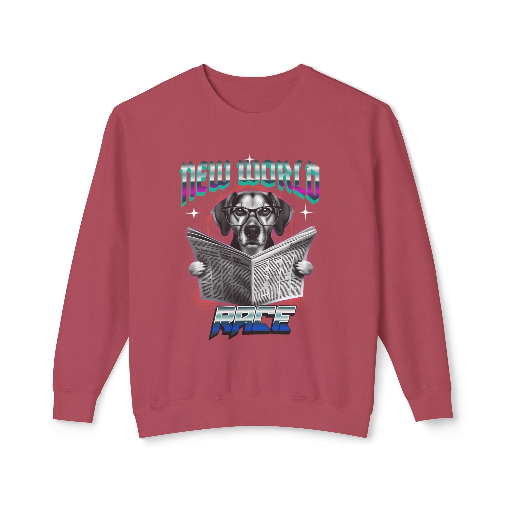 Pawdul Hot Design Lightweight Crewneck Sweatshirt — Cute Paw Print Graphic