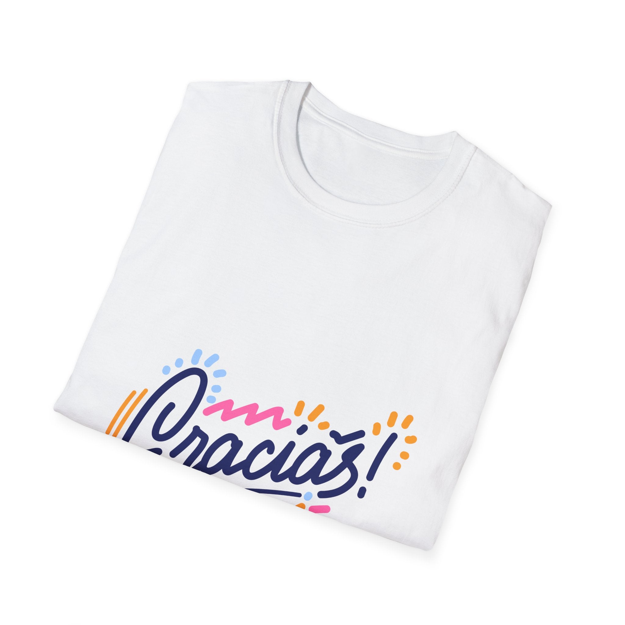 Gracias T-Shirt Colorful Handlettered Thank You Tee