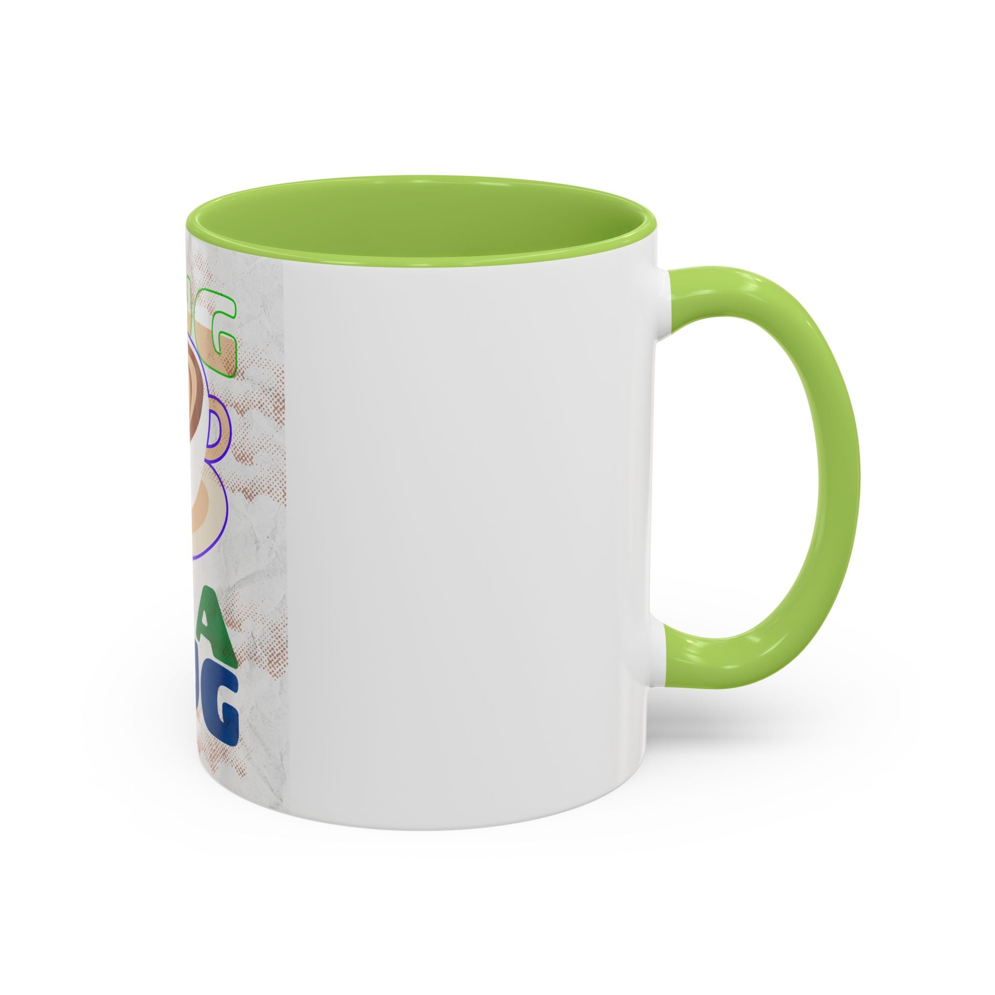 Hug In A Mug Accent Coffee Mug — Cute Latte Art Gift for Coffee Lovers