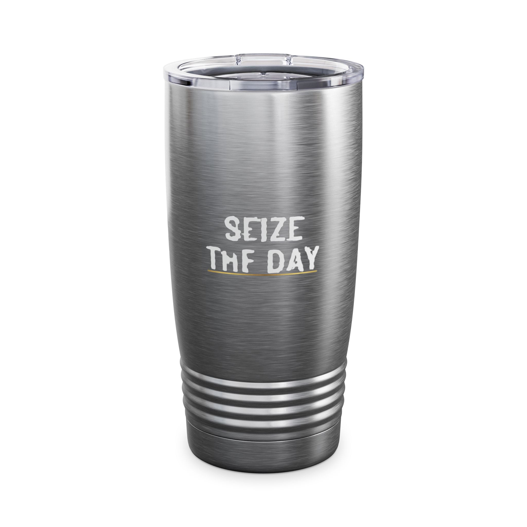 Seize The Day 20oz Stainless Tumbler Insulated Travel Cup