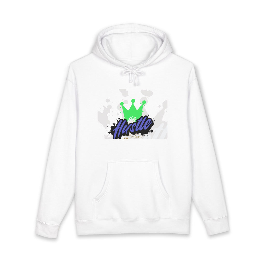 Hustle Crown Hoodie — Winged Cross Graphic Pullover