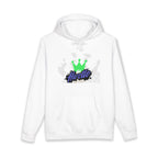 Hustle Crown Hoodie — Winged Cross Graphic Pullover