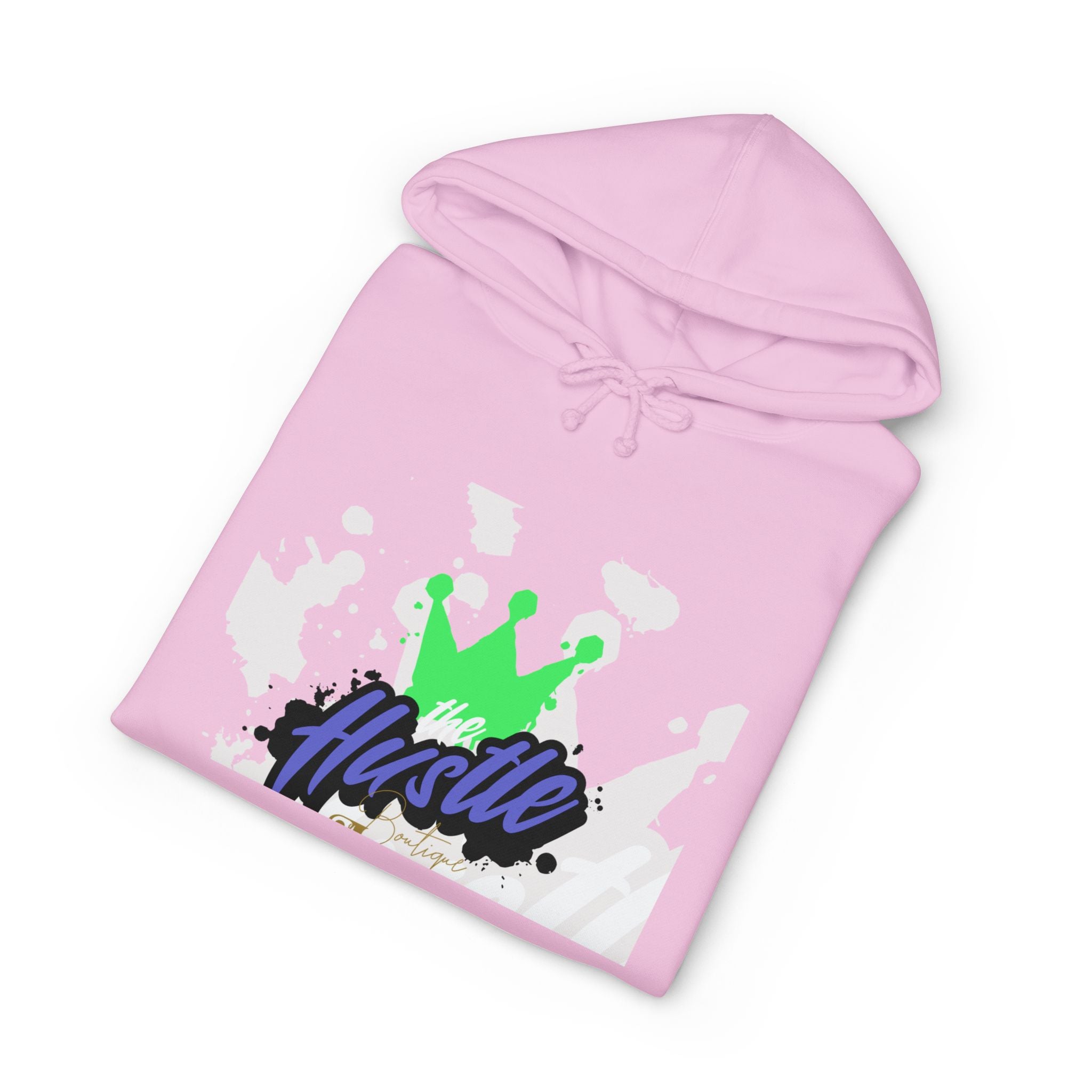 Hustle Crown Hoodie — Winged Cross Graphic Pullover