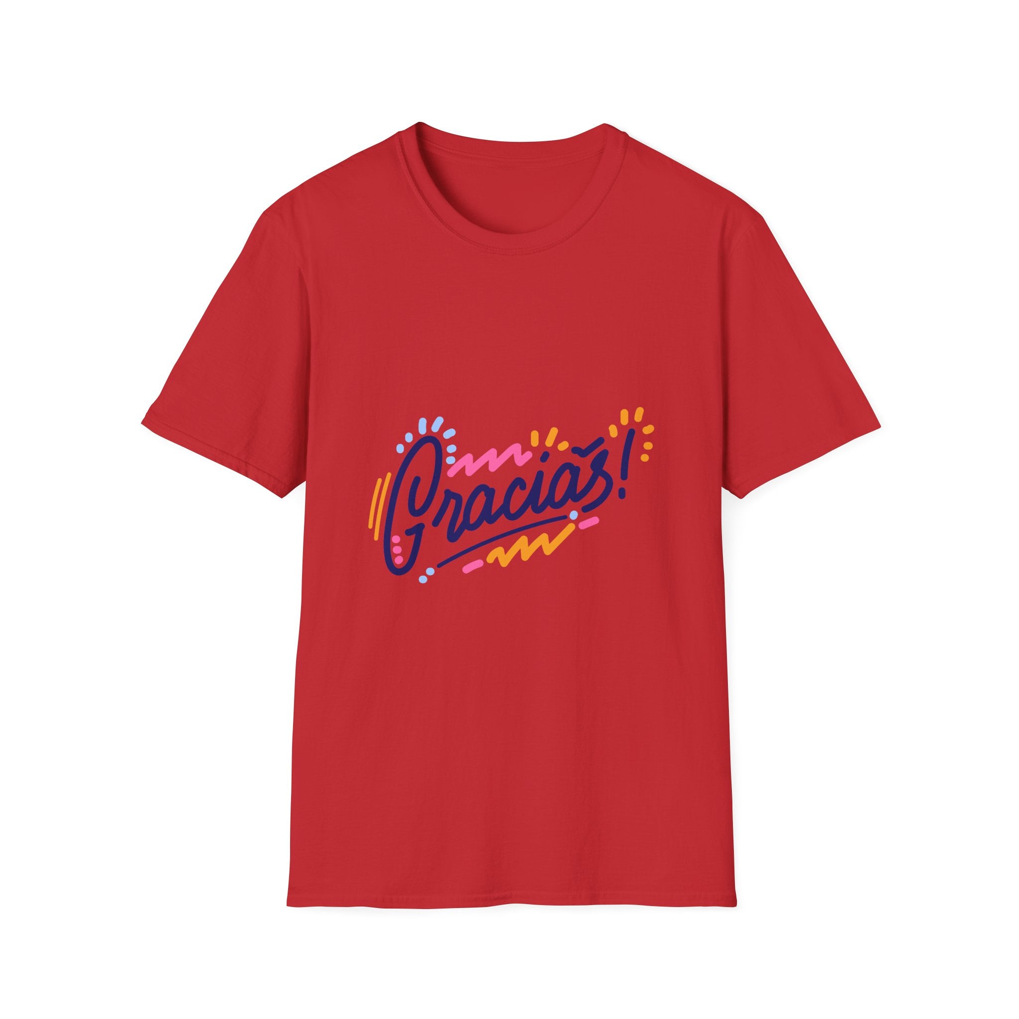 Gracias T-Shirt Colorful Handlettered Thank You Tee