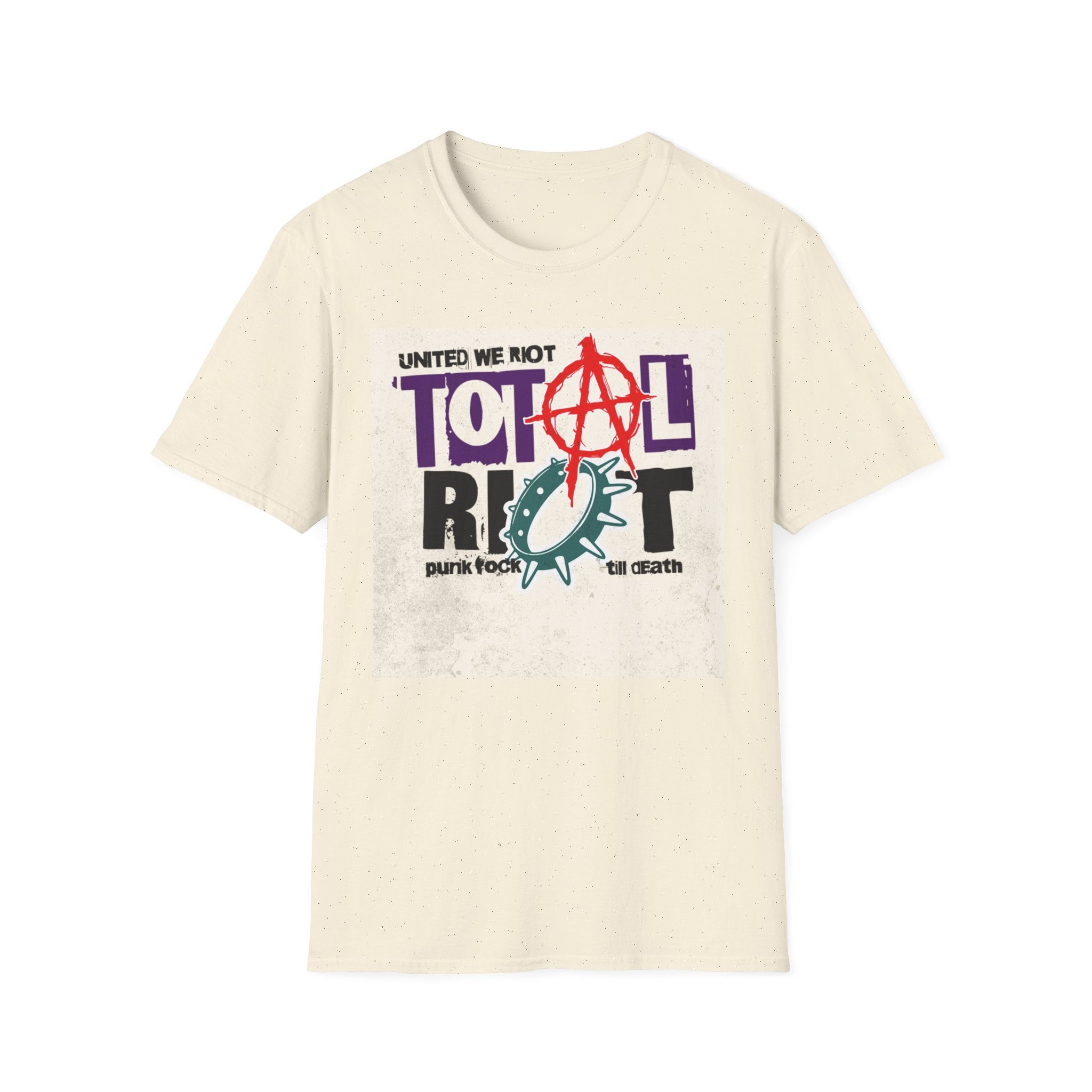 Total Riot Graphic T-Shirt — "United We Riot" Punk Anarchy Tee