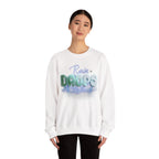 Rain Drops Crewneck Sweatshirt – Pastel Watercolor Raindrop