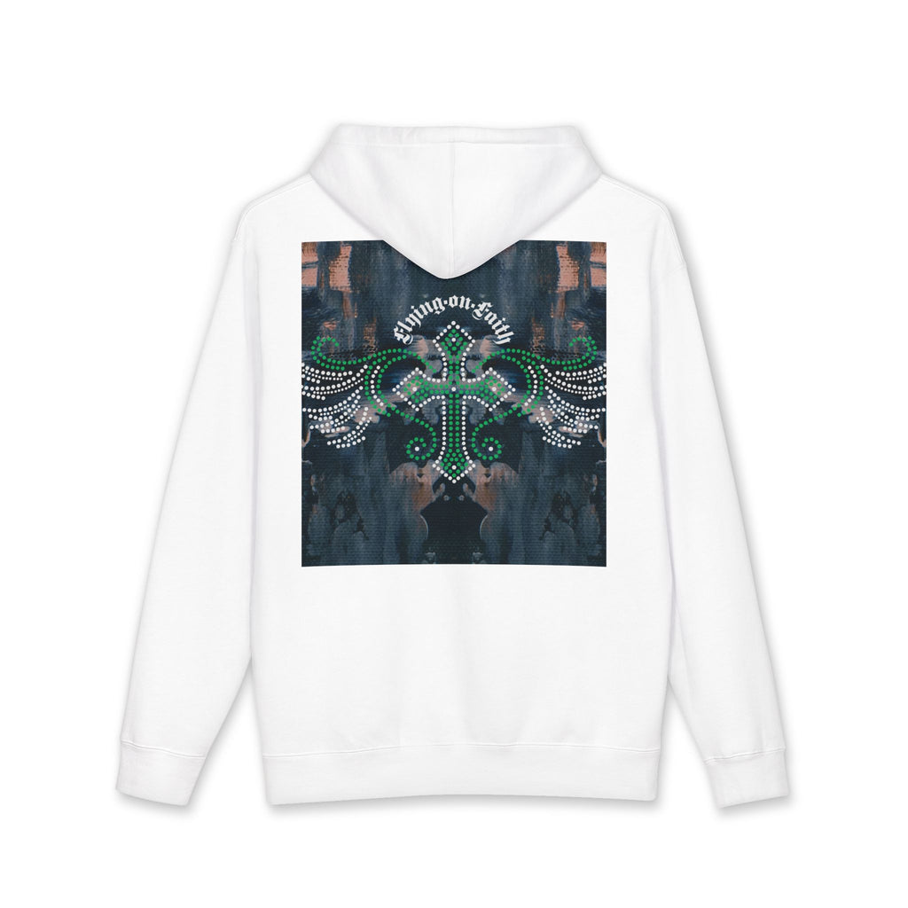 Hustle Crown Hoodie — Winged Cross Graphic Pullover