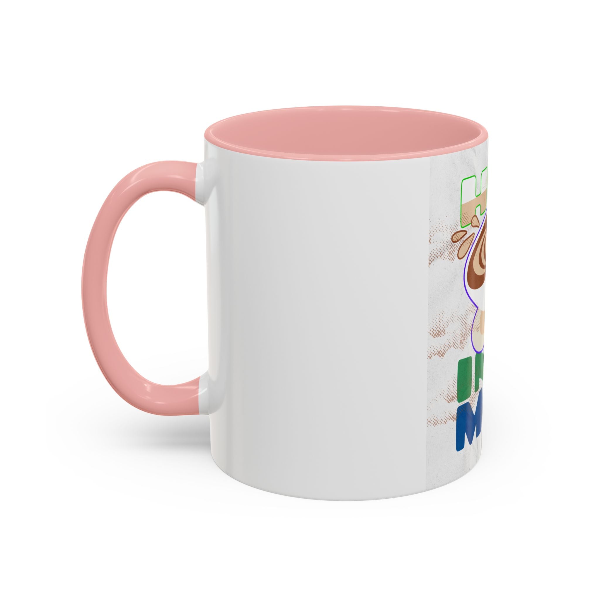 Hug In A Mug Accent Coffee Mug — Cute Latte Art Gift for Coffee Lovers
