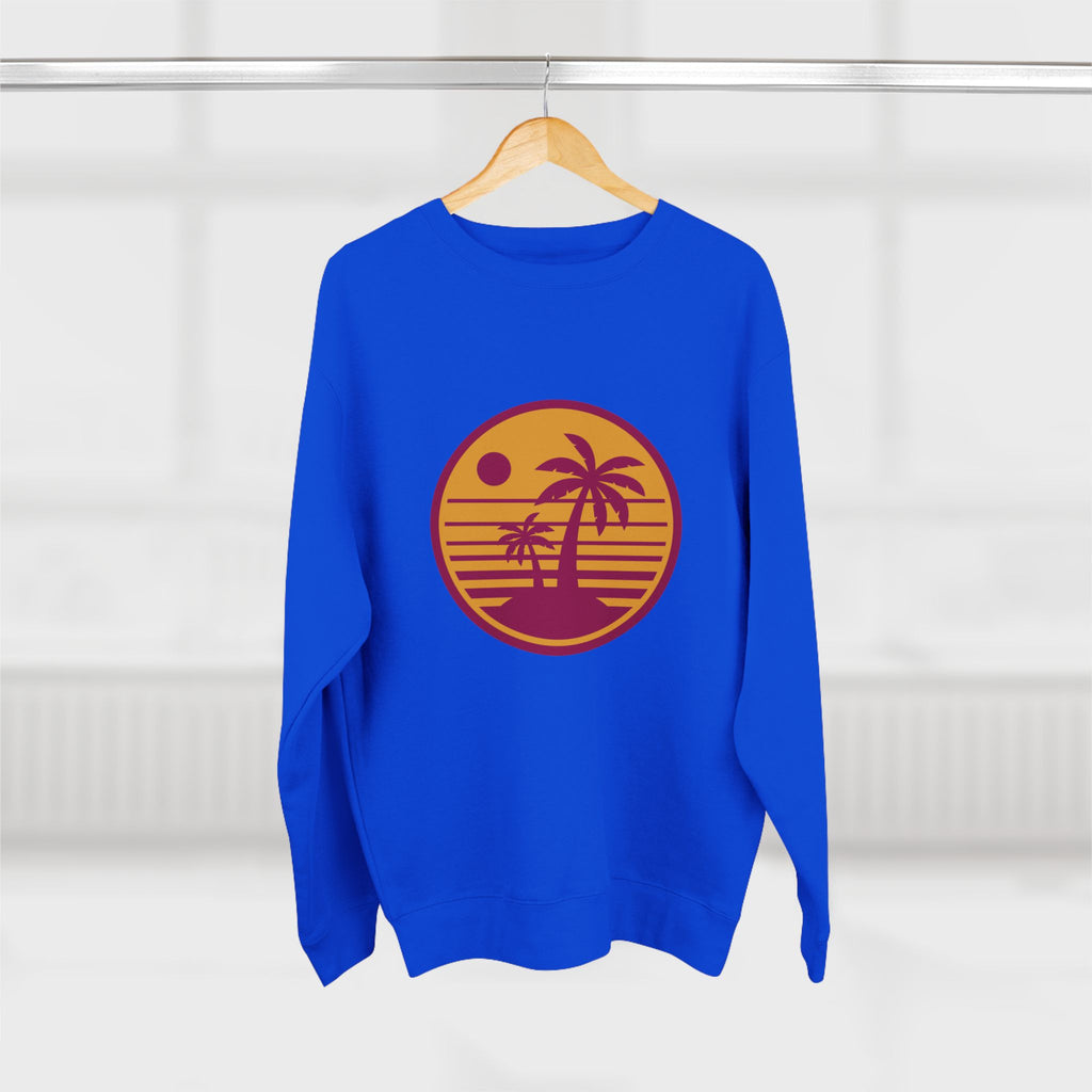 Retro Palm Sunset Crewneck Sweatshirt