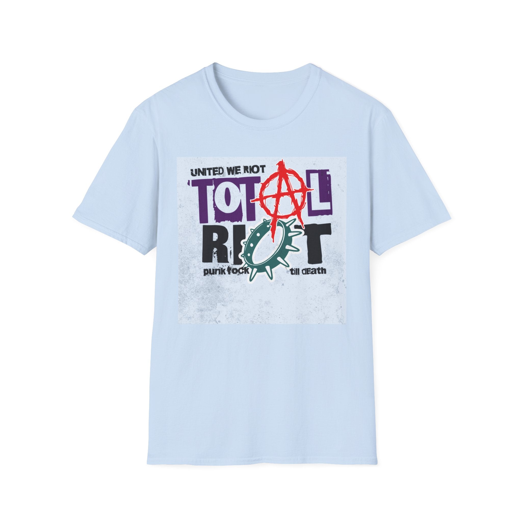 Total Riot Graphic T-Shirt — "United We Riot" Punk Anarchy Tee