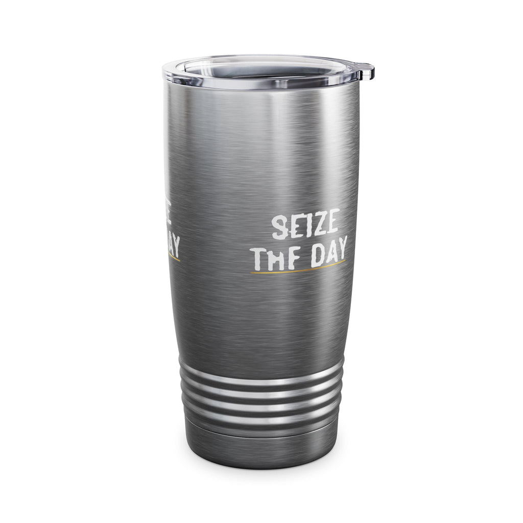 Seize The Day 20oz Stainless Tumbler Insulated Travel Cup