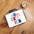 Lunch Bag  Modern Patriotic 'America' Graphic Insulated Lunch Tote