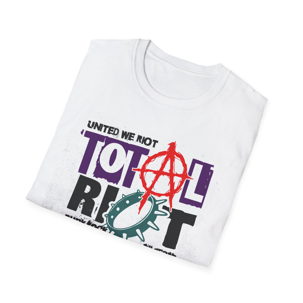Total Riot Graphic T-Shirt — "United We Riot" Punk Anarchy Tee