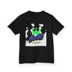 Kids Tee — 'Hustle Amour' Crown Graphic Shirt for Motivated Kids