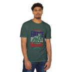 Christmas T-Shirt — 'Merry Christmas' Reindeer Antlers & Santa Hat Holiday Tee