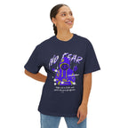Graphic Tee — Purple Hooded Figure Streetwear T‑Shirt