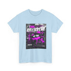 Mystic Vibes Graphic Tee — "Feel Mystic" Retro Grunge Pink Design