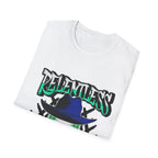 Relentless Skull T-Shirt – Green Skull with Hat & Snake Graphic