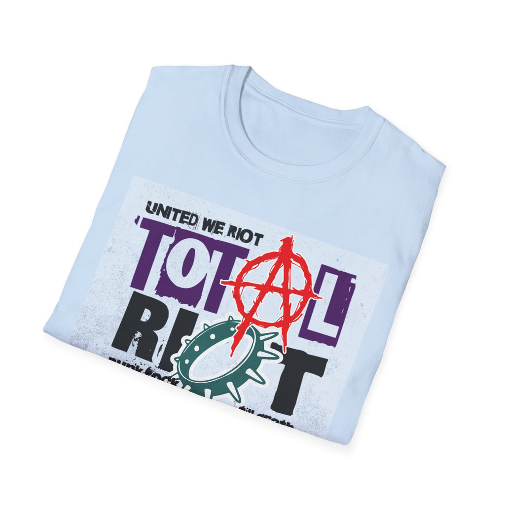 Total Riot Graphic T-Shirt — "United We Riot" Punk Anarchy Tee