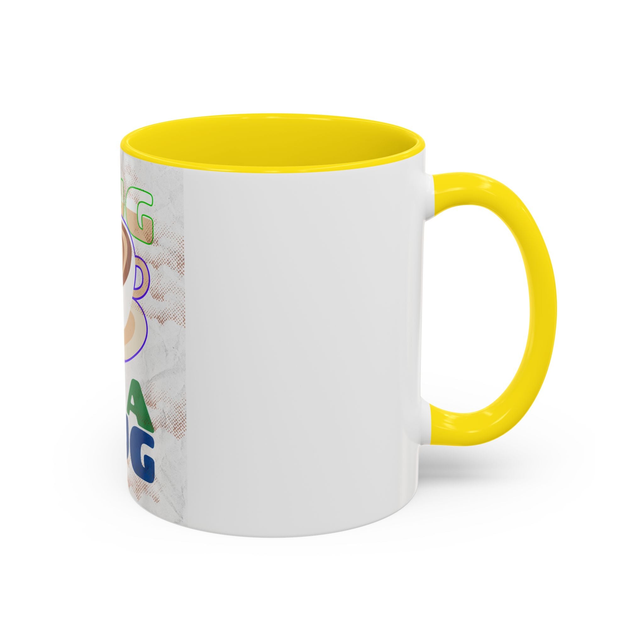 Hug In A Mug Accent Coffee Mug — Cute Latte Art Gift for Coffee Lovers