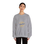 Thank You Crewneck Sweatshirt Retro Sunburst Gratitude Pullover
