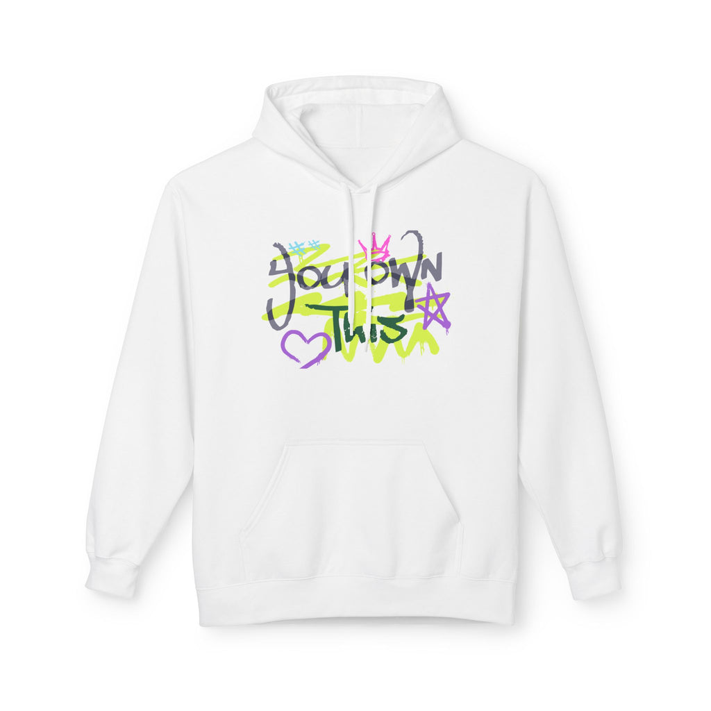 Hoodie — "You Down This" Graffiti Heart Star Streetwear Pullover